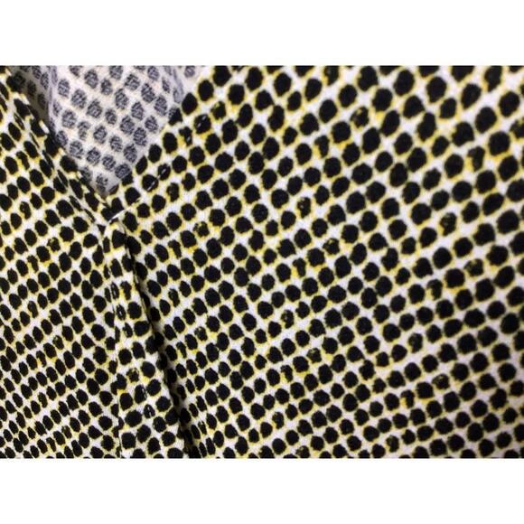 Worthington Womens Blouse Size L Snake Print Short Sleeve Crossover Stretch - Picture 7 of 12